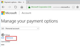 Windows Store Payment options