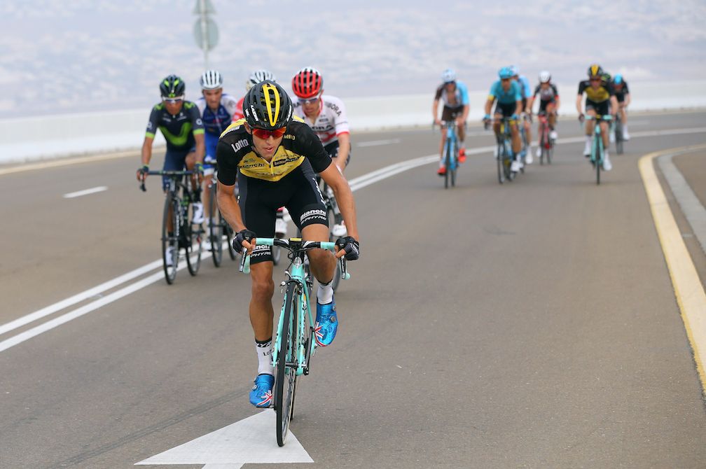 Steven Kruijswijk racing the Abu Dhabi Tour