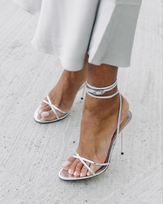 @slipintostyle silver pedicure