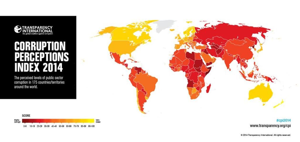 These are the most and least corrupt countries in the world