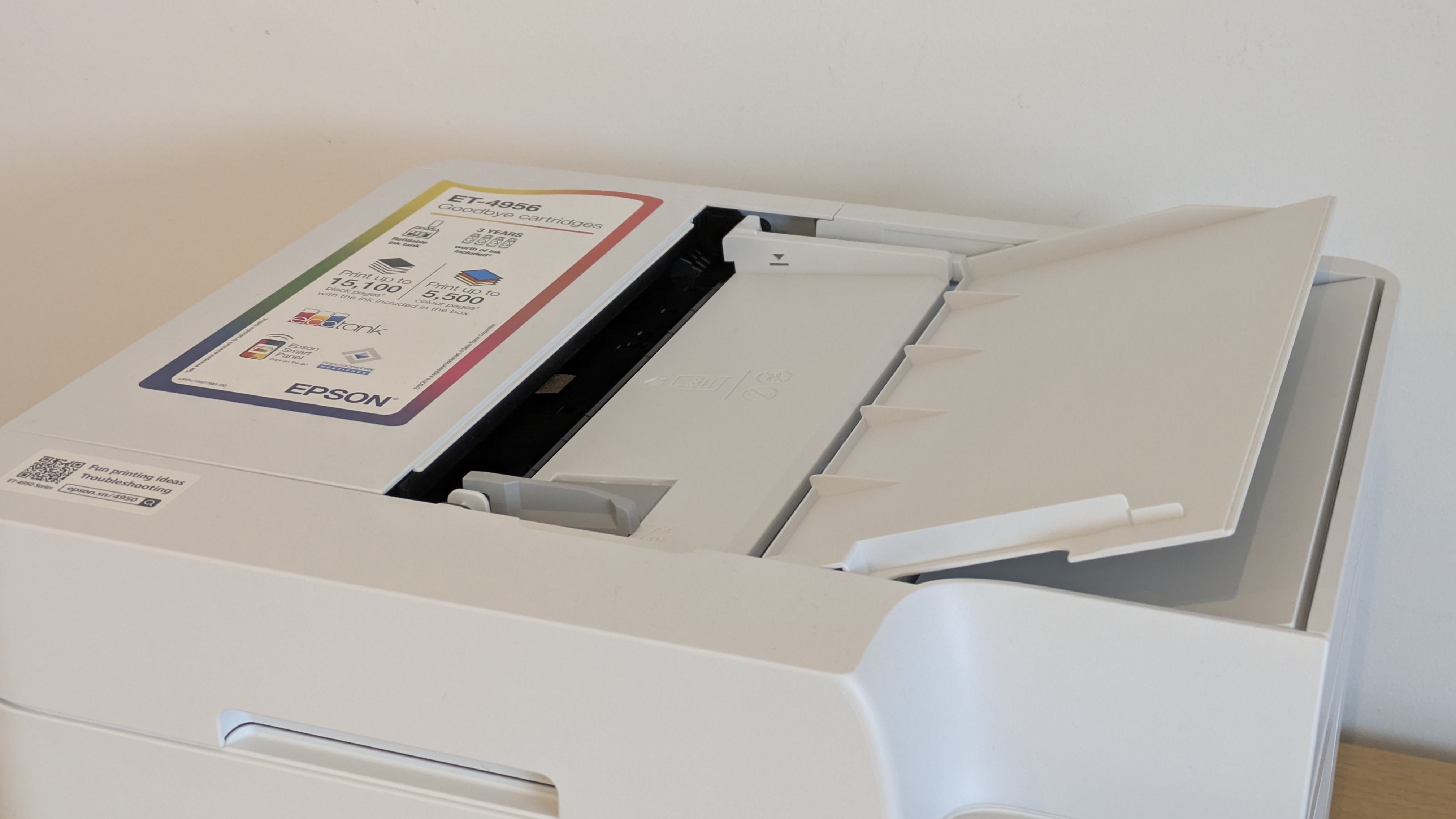 The EcoTank ET-4956 on a desk