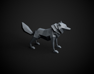 Cinema 4D tutorials: Model a low poly wolf