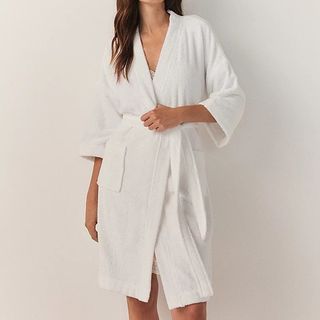 Essential Cotton Short Robe | Robes & Dressing Gowns | the White Company