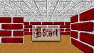 3D brick maze screensaver