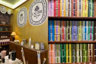A look at the interior of the flagship Diptyque store at 34 Saint Germain