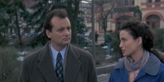 Billy Murray and Andie MacDowell in Groundhog's Day