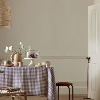 Dining room painted in Crocky Road paint from Earthborn