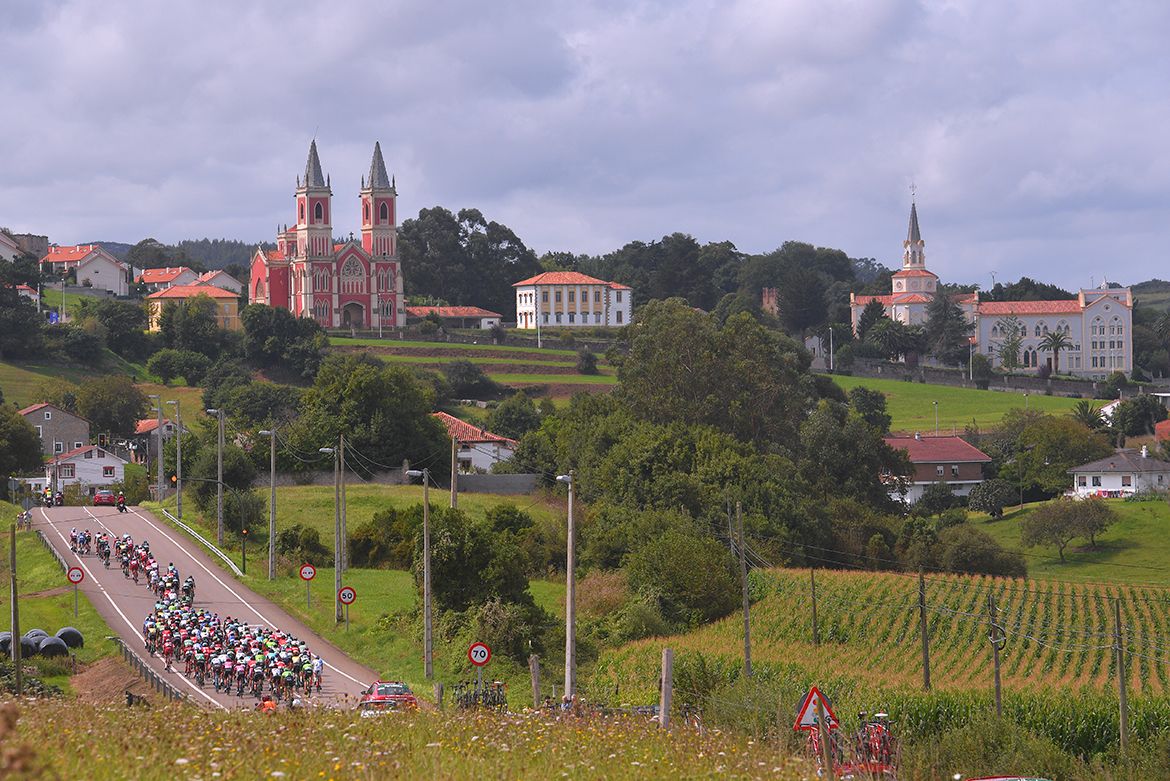 The Vuelta a Espana scenery of stage 18