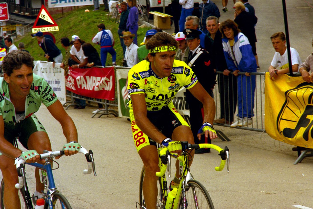 Allan Peiper (left) in Giro del Trentino