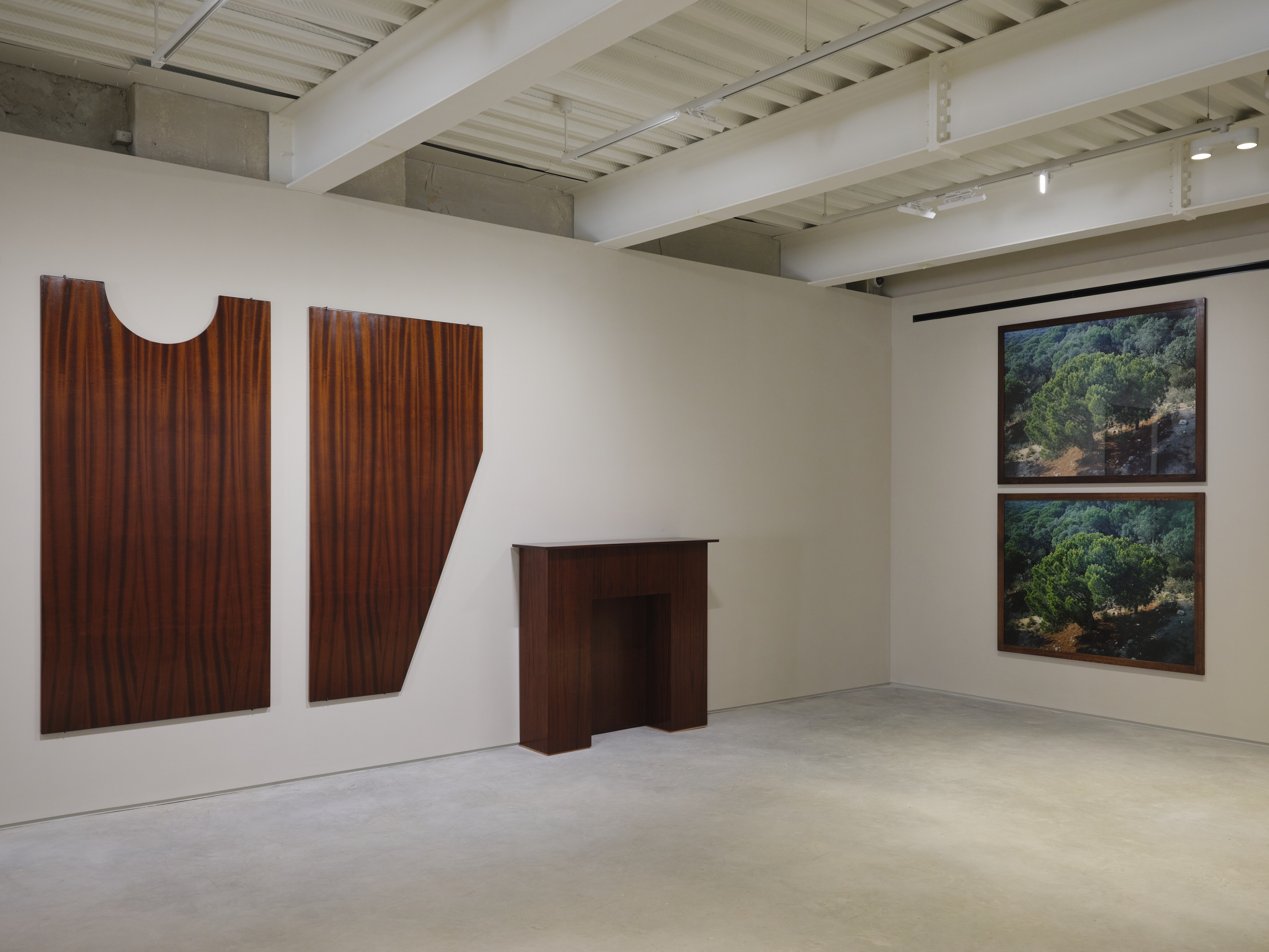 Bustamante foundation interiors showing art exhibition