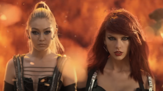 Taylor Swift and Gigi Hadid in Bad Blood music video