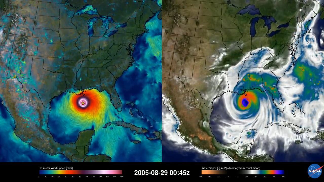 High-Res NASA Video of Hurricane Katrina Could Improve Forecasting