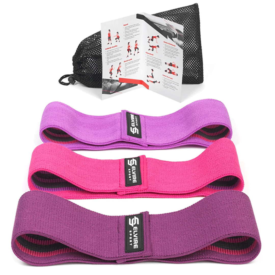 ELVIRE Fabric Resistance Band Set, was £19.99 now £15.99 | Amazon