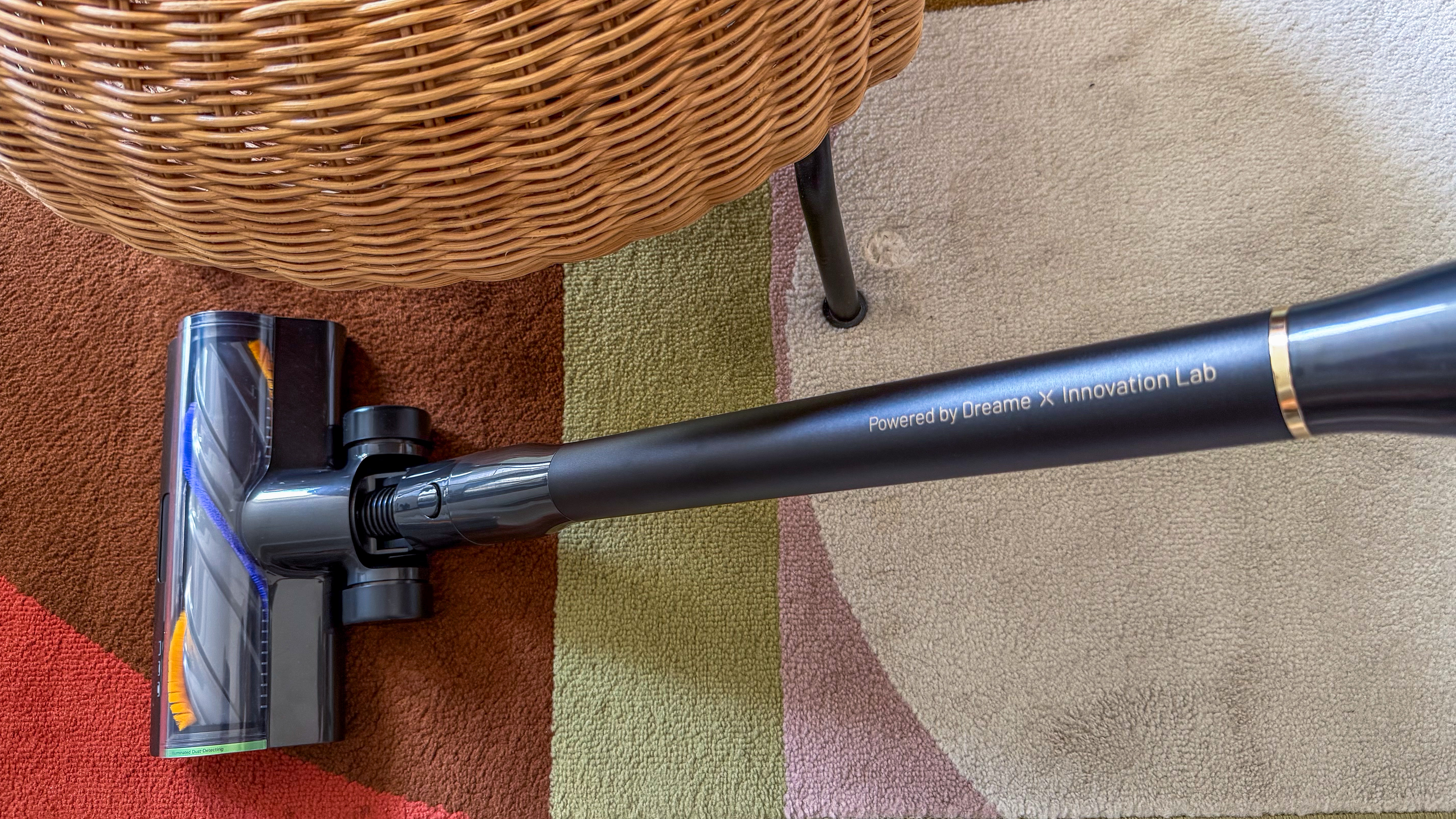 Dreame Z50 Station floorhead on a carpet