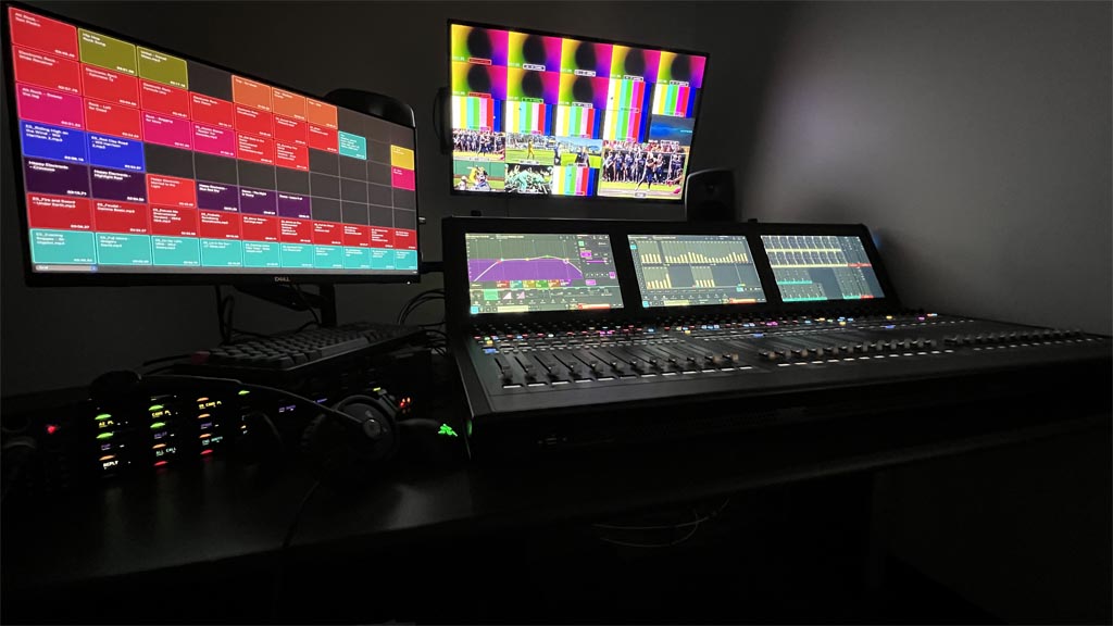 Calrec solutions are at the center of our REMI workflow, which includes two main control rooms at our remote facility in Savannah and with flypacks positioned out in the field.