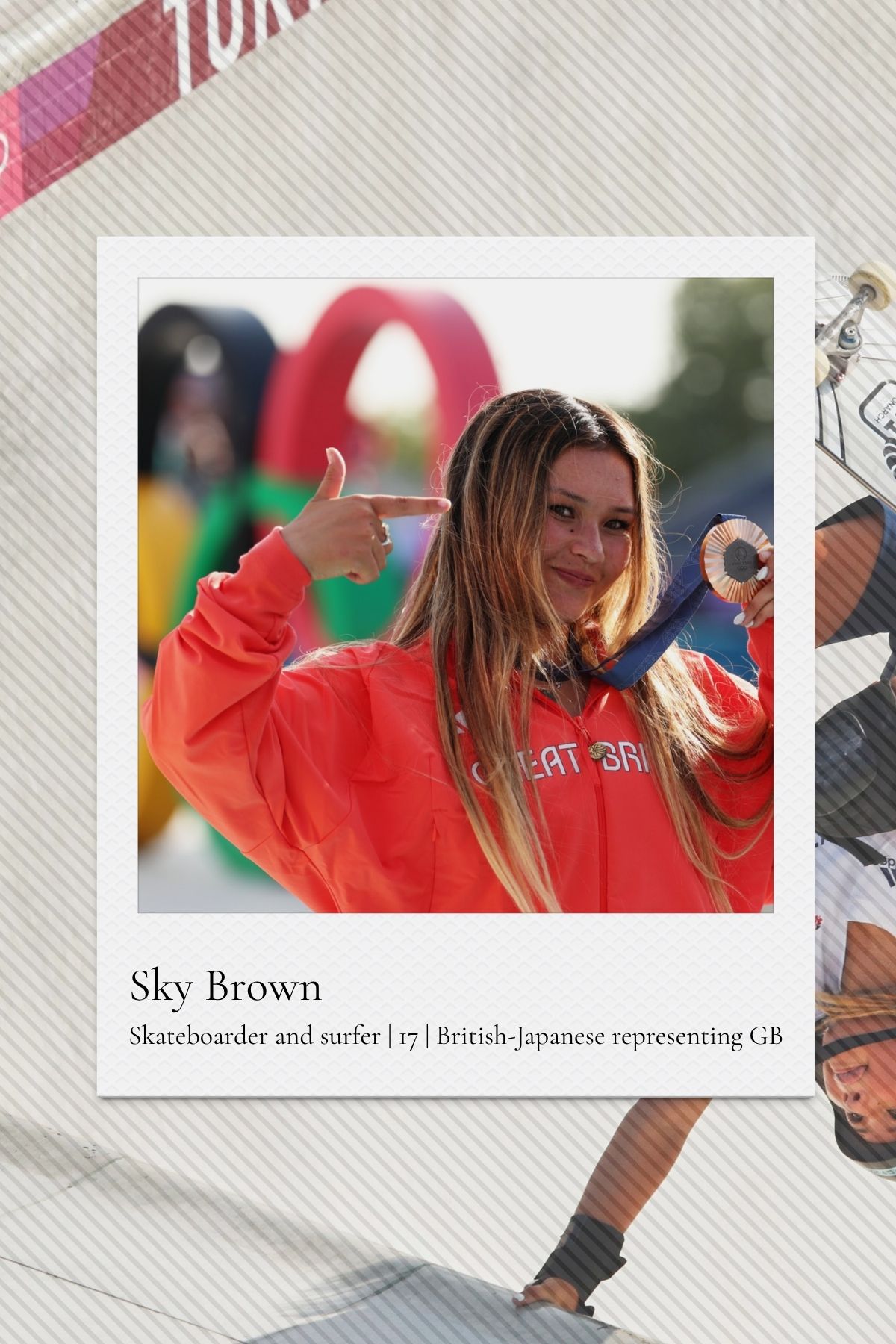 Skateboarder Sky Brown