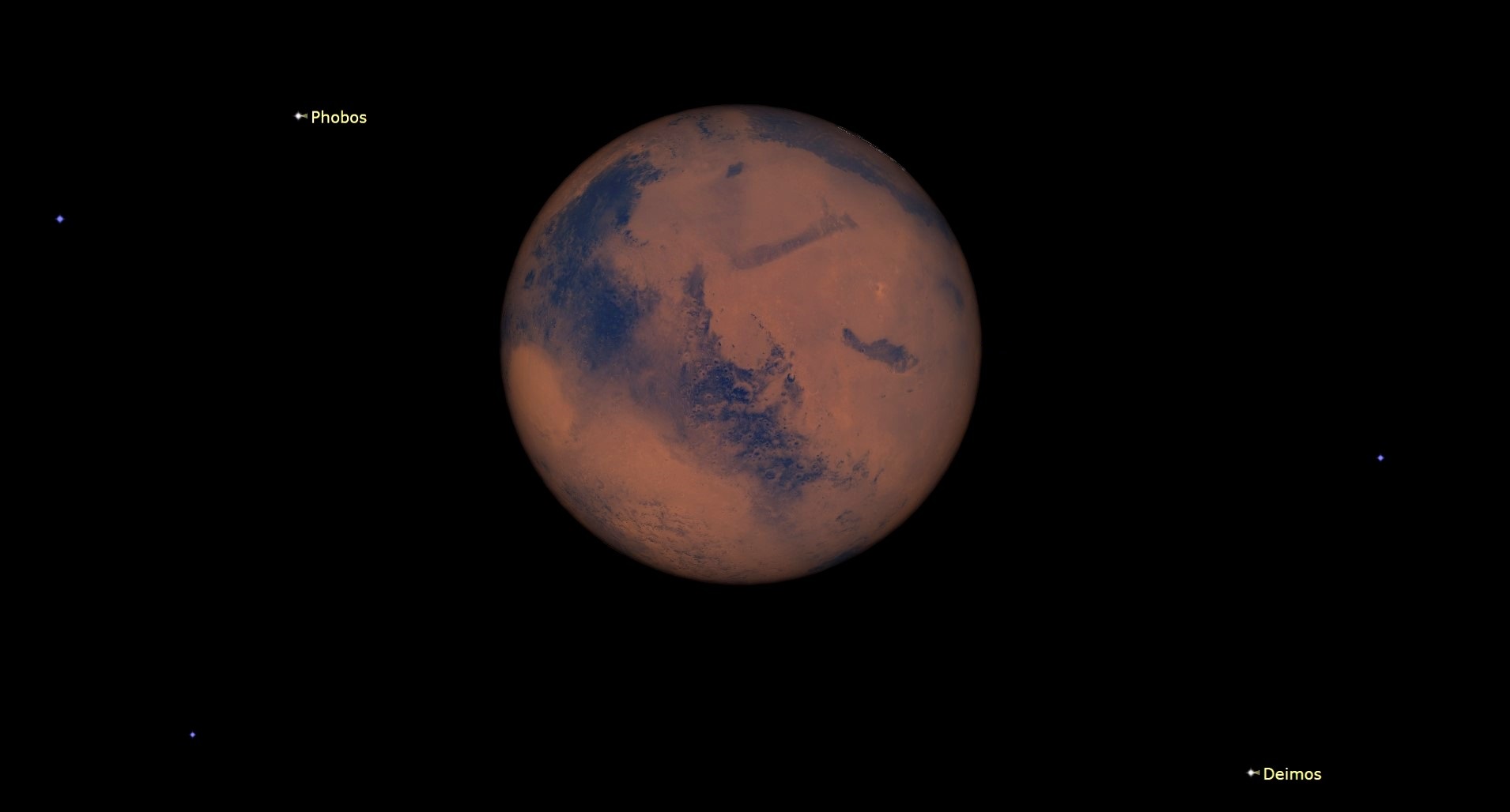 Mars was at its closest proximity to Earth on Dec. 1 at a distance of 50.61 million miles, 81.446 million km, or 4.5 light-minutes.