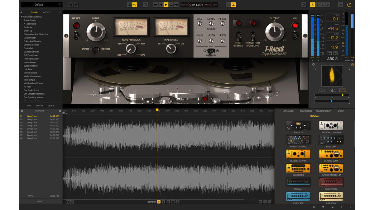 IK Multimedia Brings 4 Iconic Tape Machines To Your DAW As T-RackS ...