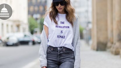 Clothing, White, Street fashion, Fashion, Sleeve, T-shirt, Outerwear, Jeans, Waist, Shorts, 