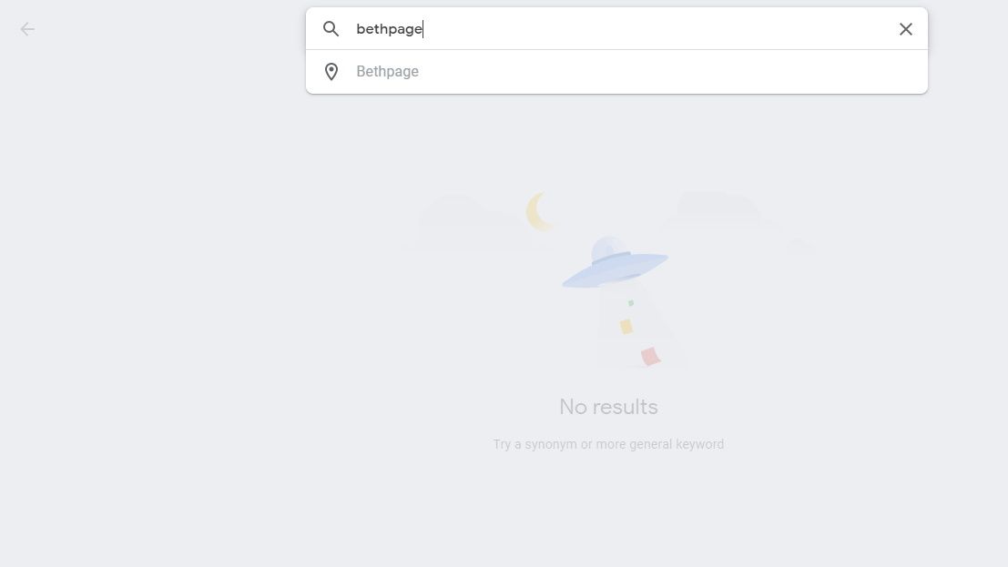 Search Glitch