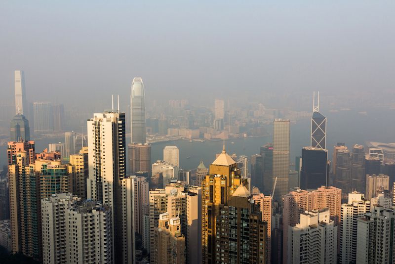 Hong Kong&#039;s skyline