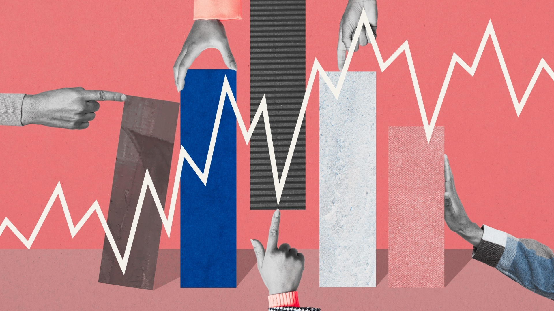 Active versus passive funds active funds investing concept