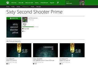 Xbox.com gets improved Xbox One support, but some features still unsupported achievements