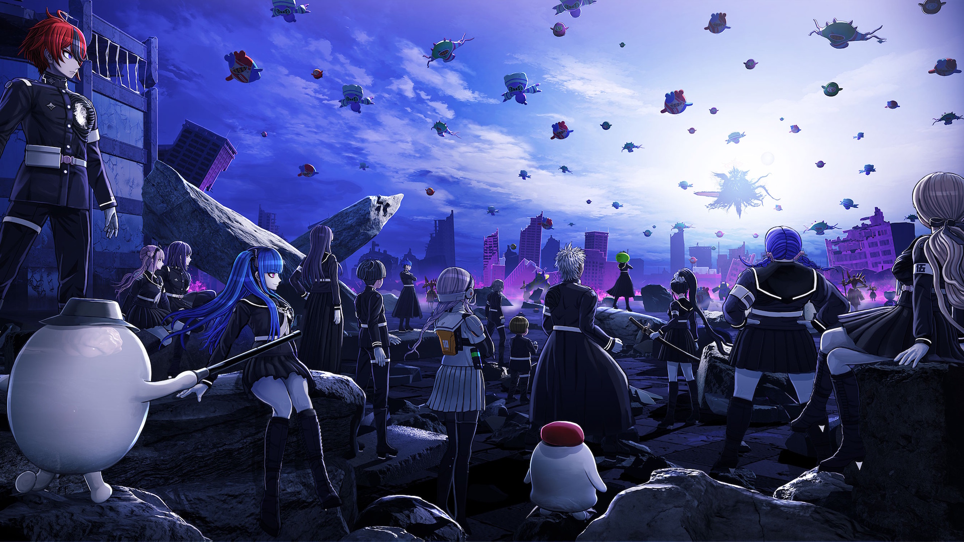 The key art for The Hundred Line - Last Defense Academy