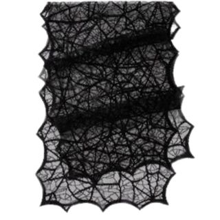 14"x48" Lace Halloween Table Runner