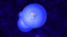 By transforming light-quenching hydrogen atoms into ionized gas, ultraviolet starlight may have formed overlapping, giant bubbles filled with ionized hydrogen throughout the early universe.