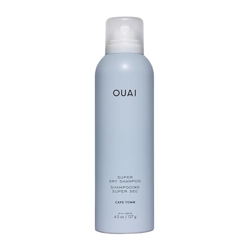 Ouai Super Dry Shampoo - Volumizing Dry Shampoo - Absorbs Oil, Dirt &amp;amp; Sweat - Blends Seamlessly Into Hair With Zero Residue &amp;amp; Enriched With a Long-Lasting Scent - Cape Town (4.5 Oz)