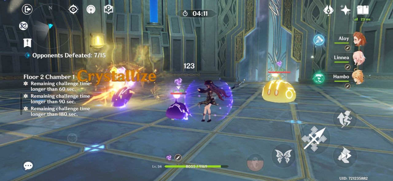 Genshin Impact on the Samsung Galaxy S26 Ultra