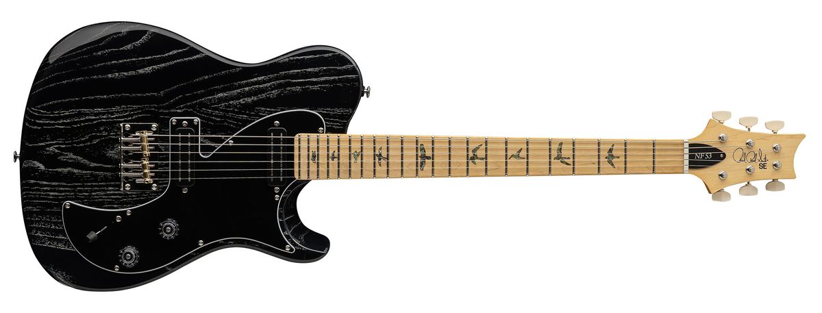 PRS SE NF 53 Black Dog Hair