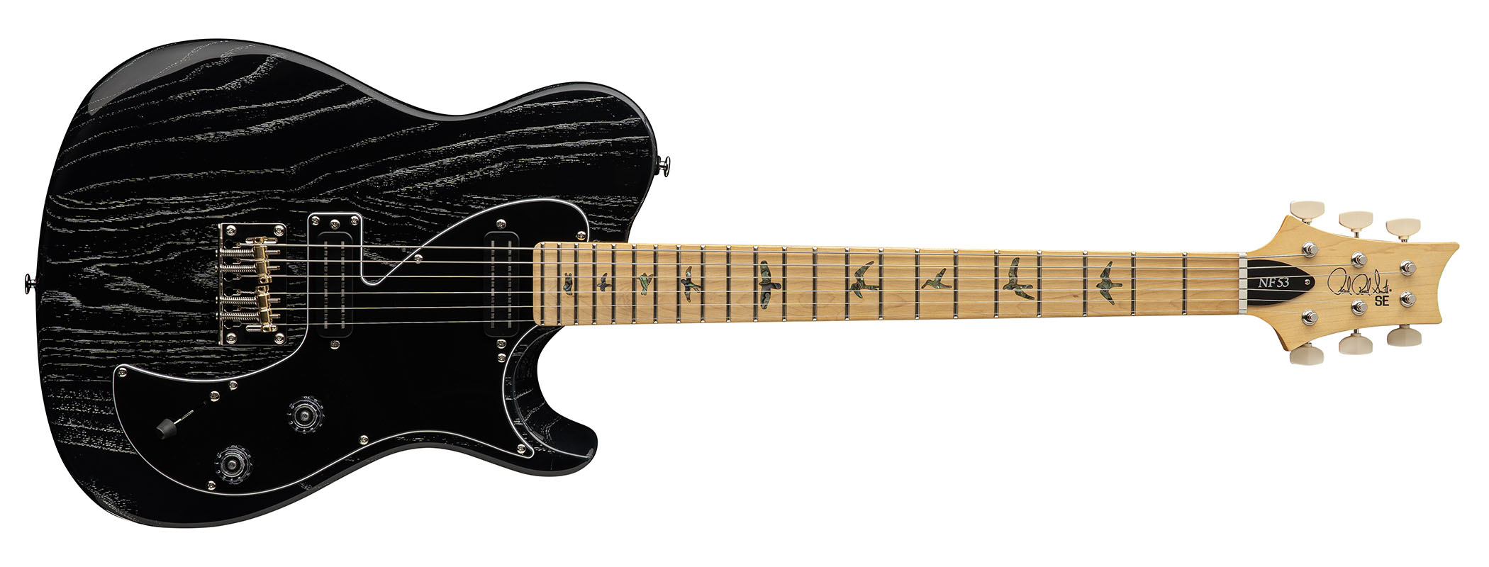 PRS SE NF 53 Black Dog Hair