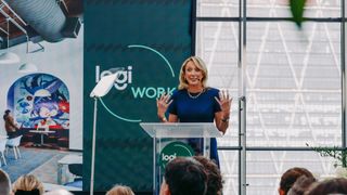 Logitech CEO Hanneke Faber at Logi Work London 2025