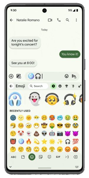 Users can combine emojis for unique creations through GBoard.