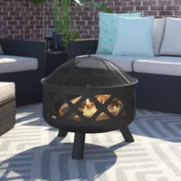 Gardeco Steel Fire Pit: was £87.99, now £74.99, Wayfair