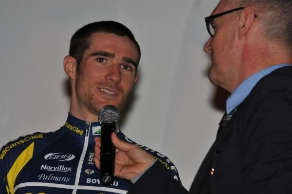 Romain Feillu is interviewed