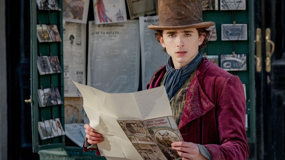 Timothée Chalamet in Wonka