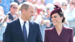 The Prince and Princess of Wales visit St David's Cathedral in Wales