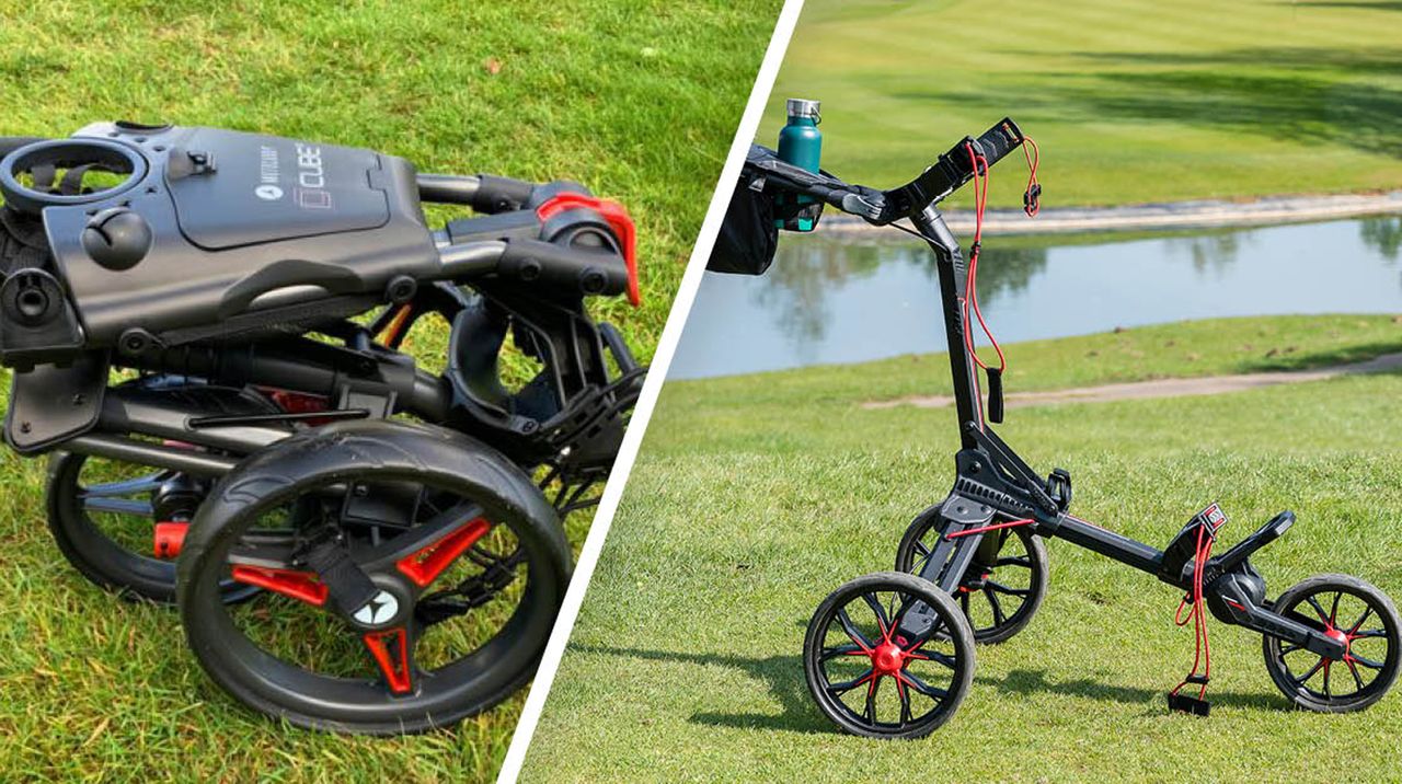 Motocaddy Cube vs Bag Boy Nitron Push Cart