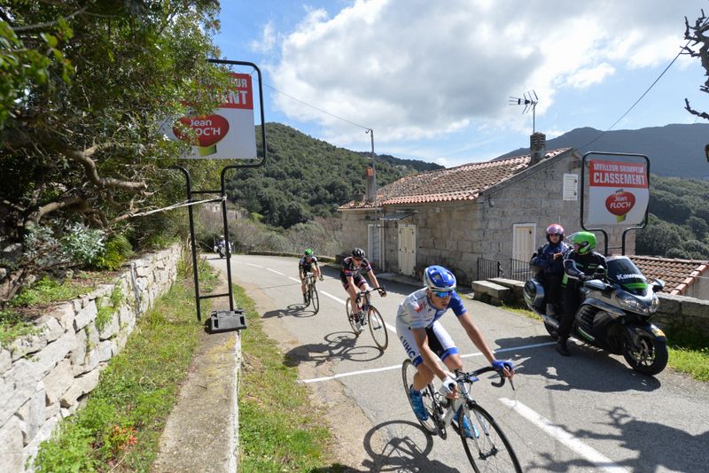 Marco Canola (UnitedHealthcare), Romain Feillu (Bretagne-S&eacute;ch&eacute; Environnement) and Chad Haga (Giant-Alpecin) on the Cote d'Orasi