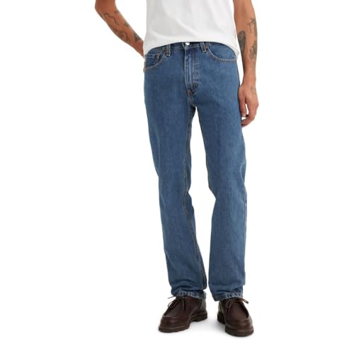 Levi's Men's 505 Regular Fit Jeans (also Available in Big &amp;amp; Tall), Medium Stonewash, 34w X 32l