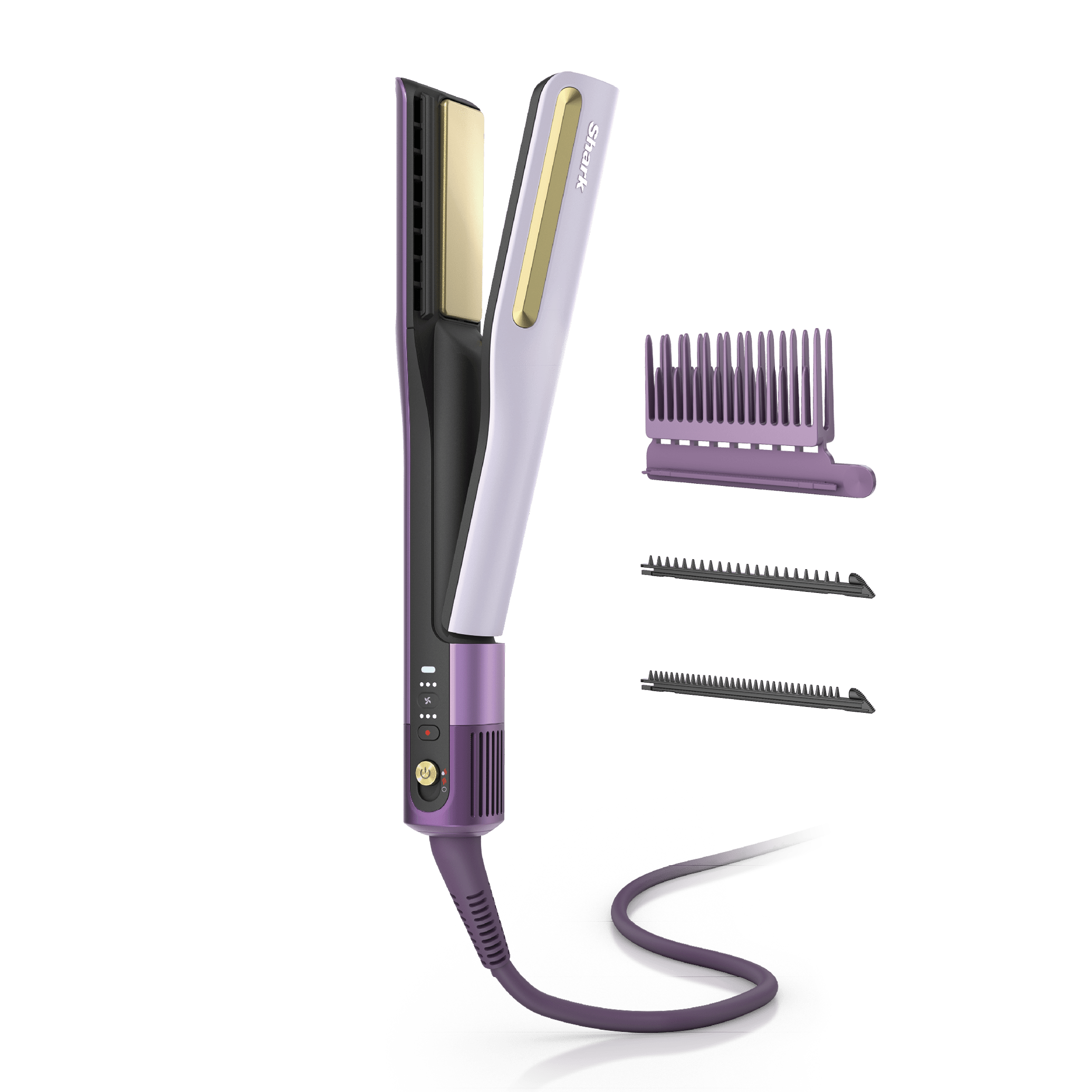 Shark Silkipro&amp;trade; Straight Wet to Dry Straightener + Rapid Blow Dryer, Plum Satin