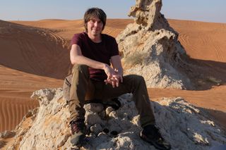 TV tonight Brian Cox at Fossil Rock, UAE