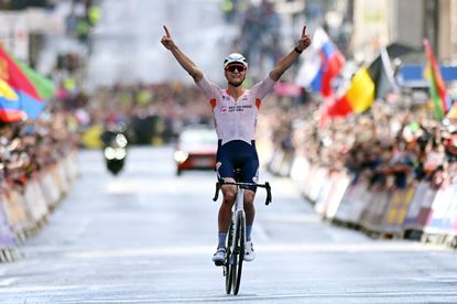 Mathieu van der Poel wins road world championships