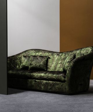 Curved sofa by Hamilton Conte Paris