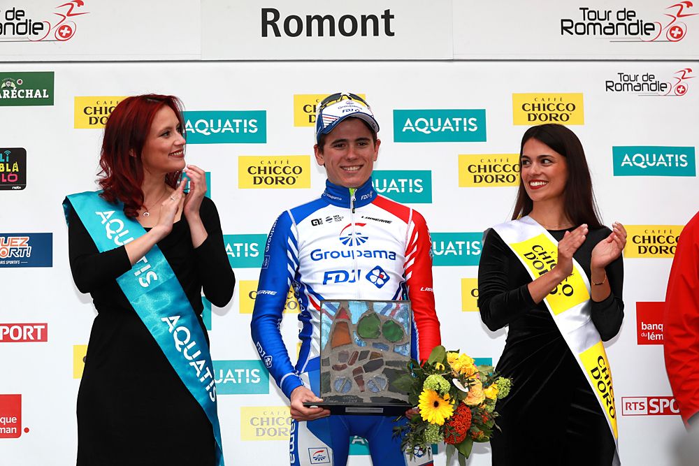 David Gaudu gave Groupama-FDJ its second consecutive stage victory at the Tour de Romandie