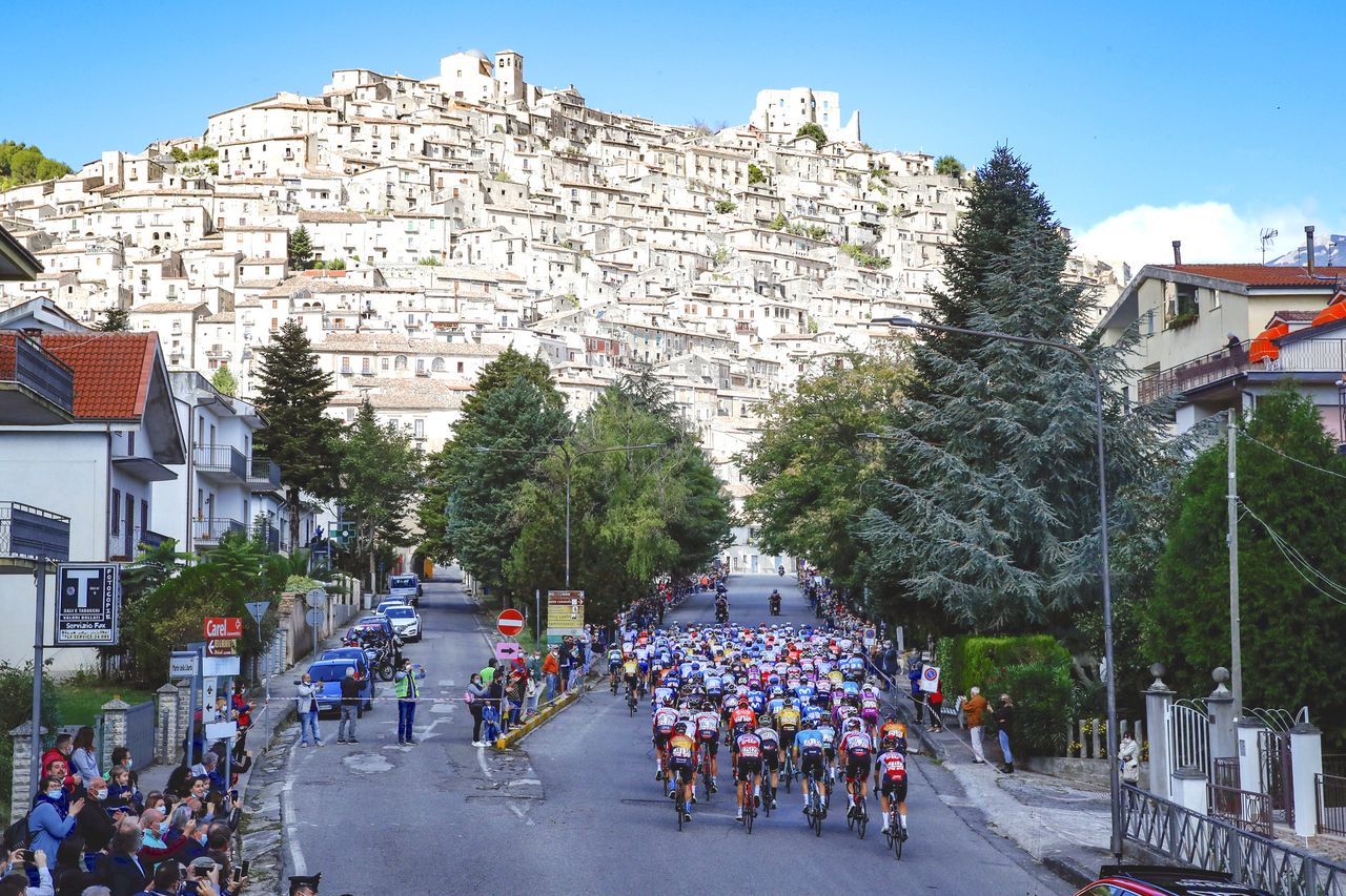 Giro d'Italia 2020 - 103th Edition - 6th stage Castrovillari - Matera 188&Acirc;&nbsp;km - 08/10/2020 - Scenery - Morano Calabro - photo Luca Bettini/BettiniPhoto&Acirc;&copy;2020