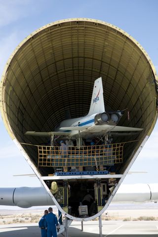 Super Guppy Swallows T-38s